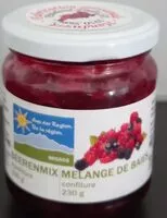 Mängden socker i Mélange de baies confiture