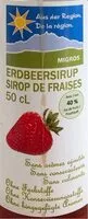 Mängden socker i Sirop de fraises
