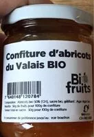 Mängden socker i Confiture d'abricots du Valais BIO
