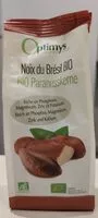 Mängden socker i Optimys Noix du Brésil Bio 200 g