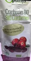 Mängden socker i Optimys Cranberries Bio 200 g