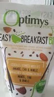 Mängden socker i Optimys easy breakfast bio