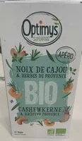 Mängden socker i Noix de cajou & herbes de Provence BIO