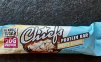 Mängden socker i Chiefs, Protein Bar, Crispy Cookie