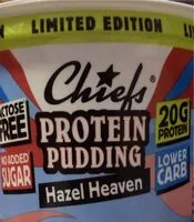 Mängden socker i Chiefs protein pudding