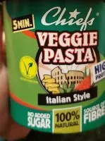 Mängden socker i Veggie pasta