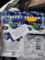Mängden socker i Danayo blueberry yogourt
