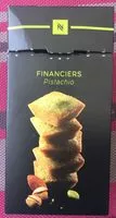 Mängden socker i Financiers, Pistache