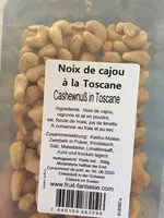Mängden socker i Noix de cajou à la Toscane
