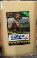 Mängden socker i Le Gruyère Fromage à pâte dure au lait cru