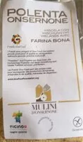 Mängden socker i Polenta onsernone