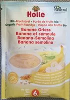 Mängden socker i Banane et semoule