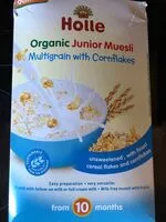 Mängden socker i Organic Junior Muesli Multigrain with Cornflakes