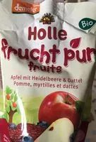 Mängden socker i Pomme myrtilles et dattes