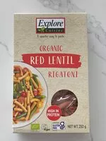 Mängden socker i Organic Red Lentil Rigatoni