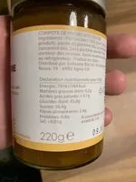 Mängden socker i Tartinade de peches bio
