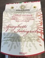 Mängden socker i Spaghetti intégrales