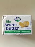 Mängden socker i Bio Butter Laktosefrei