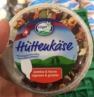 Mängden socker i Züger Hüttenkäse