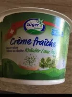 Mängden socker i Creme fraiche aux herbes