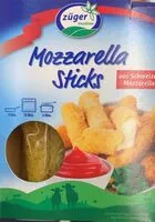 Mängden socker i Mozzarella sticks