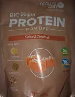 Mängden socker i Protein powder bio vegan salted caramel