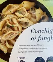 Mängden socker i conchiglie ai funghi