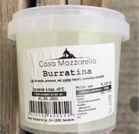 Mängden socker i Burratina