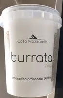 Mängden socker i Burrata