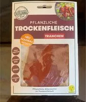 Mängden socker i Pflanzliche Trockenfleisch