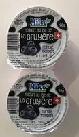 Mängden socker i Yogourt de la Gruyère myrtille