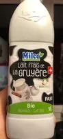 Mängden socker i Lait entier frais de la gruyère