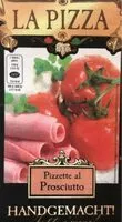 Mängden socker i Pizzette al prosciutto