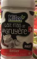 Mängden socker i Lait frais de la gruyere