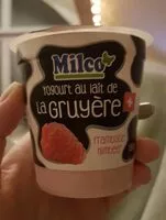 Mängden socker i Yogourt au lait de la Gruyère - Framboise