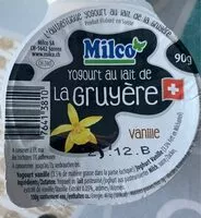 Mängden socker i Yogourt au lait de la Gruyère