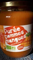 Mängden socker i Purée pommes mangues