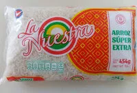 Mängden socker i Arroz súper extra