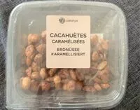 Mängden socker i Cacahuètes, caramélisées
