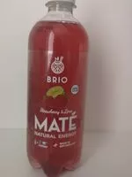 Mängden socker i Brio Maté Strawberry&Lime zero sugar