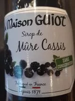 Mängden socker i Sirop de mure cassis