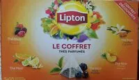 Mängden socker i Lipton le coffret thés parfumés