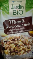 Mängden socker i muesli chocolat noir et graine de lin