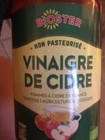 Mängden socker i Vinaigre de cidre