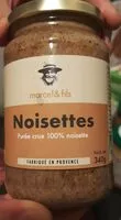 Mängden socker i Purée crue 100% noisette