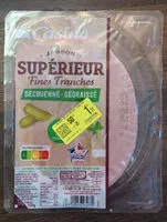 Mängden socker i Jambon supérieur fines tranches découenné - dégraissé