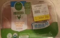 Mängden socker i Organic chicken breasts