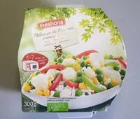 Mängden socker i Mélange de légumes vapeur et riz