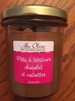 Mängden socker i Pâte à tartiner chocolat et noisettes