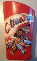 Mängden socker i Célébrations